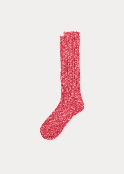 Women's Polo Ralph Lauren Cotton-Blend Ragg Crew Socks | 472369SAO